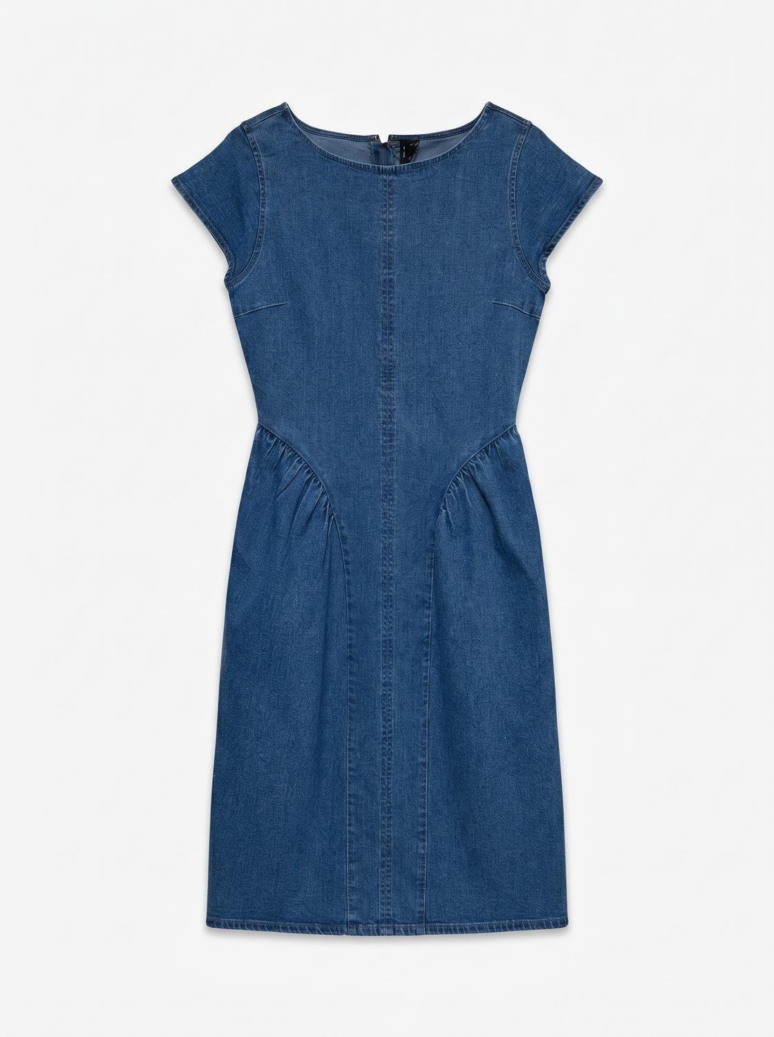 VMKIARA Long Dress - Medium Blue Denim - VERO MODA & VILA Bergvik